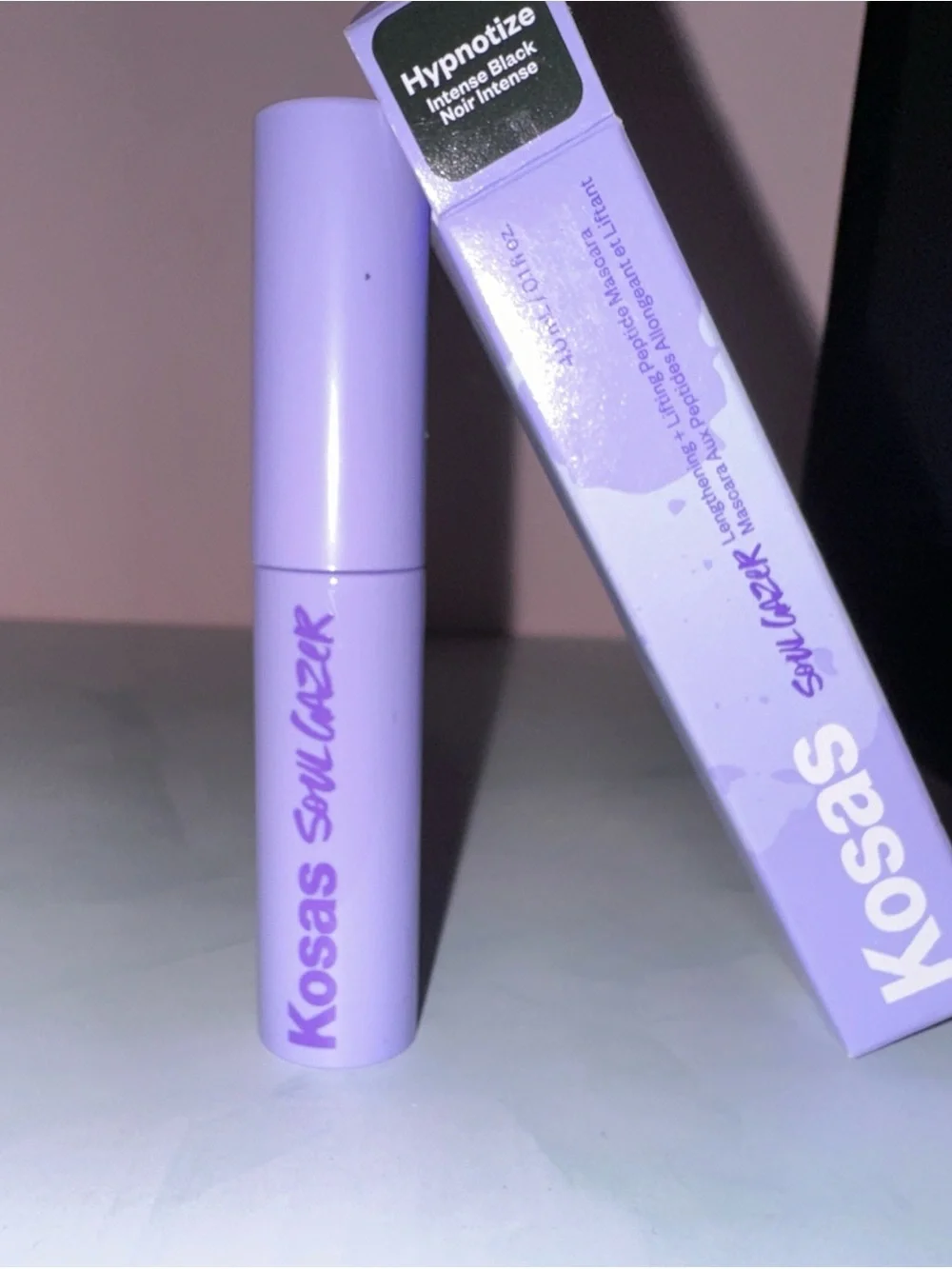 Kosas Soul Gazer Mascara — Lilac Packaging, Intense Black Shade